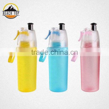 2017 logo printing aluminum sports bottle manufacturer Customized plastic sport bottle