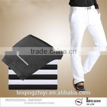 Men Leisure Trousers White/Men Casual Pants Slim Fit