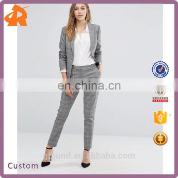 Cool Handsome Good Looking Stylish Trousers, High Fashion Pants Design Grey Reiss Check Pant Suit