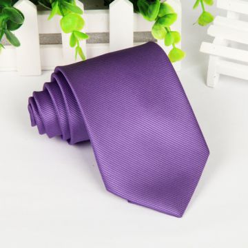 Adult Yellow Mens Silk Necktie Self-fabric Standard Length