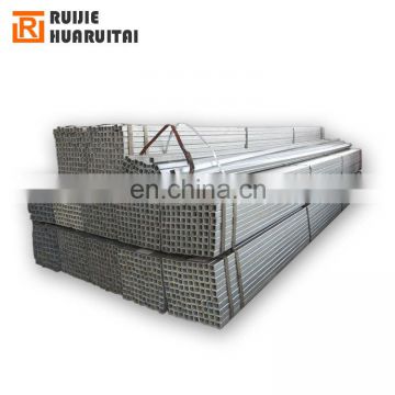 GI box section, weld pre galvanized square steel tube, thin wall galvanized square steel pipe
