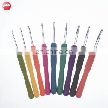 Cheap Price Various Sizes Chinese High Quality TPR Aluminum Crochet Knitting Needles Wholesale Crochet Hook
