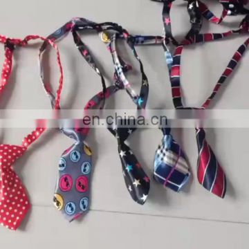 Luxury Adjustable Grooming Straps Pet Tie Dog Cat Neckties Silk Bow Dog Tie