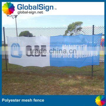 Shanghai GlobalSign Durable Polyester Mesh Fabric Fencing