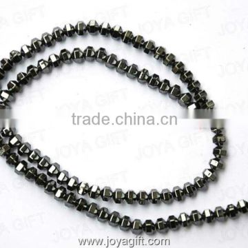 6x4MM Loose Magnetic Hematite Beads 16"