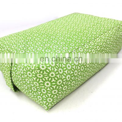 Premium Quality Pure Canvas Cotton Rectangle Shape Cushion Bolster Yoga Pillow At Direct Factory Price