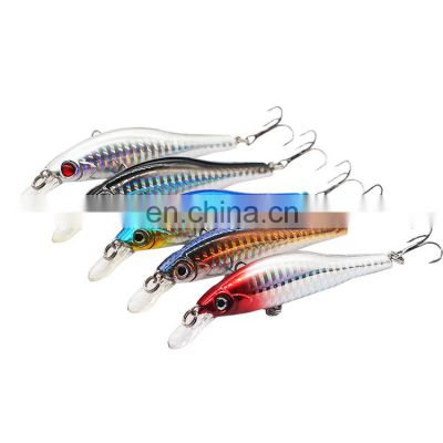 High quality 9.8cm/12g Minnow Fishing Lure  Floating Bass Trolling Artificial Hard Bait