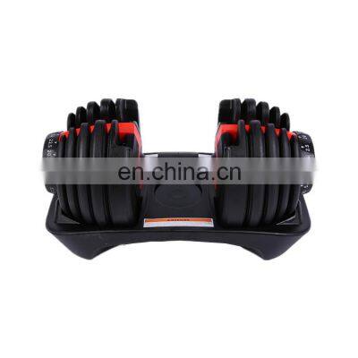 Wholesale 40KG 50KG Gym Fitness Bodybulding Equipment Professional Safety Ajustable Dumbell and Barbell Set