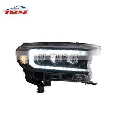 Wholesale Factory Price Three LED Modified Head Lamp For  Ford Ranger T7 T8 2015-2020