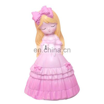 New Trendy Resin Crafts Princess Series Betty Girl's Gift Doll Creative Home Room Ornament Car Decoration