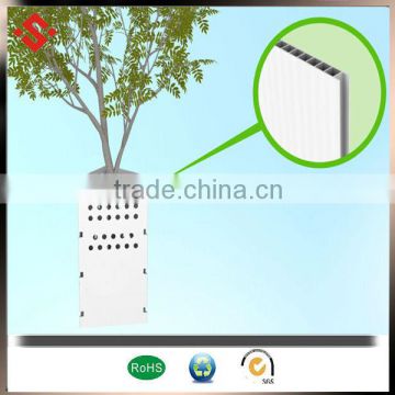 UV Stabilised coroplast hollow sheet pp plastic hollow tree guard