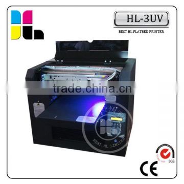 Digital a3 size 6 color mobile cover printer embossing effect from China factory