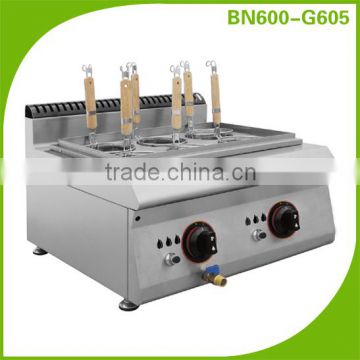 Cosbao Table top stainless steel restaurant gas pasta equipment/noodle cooking equipment (BN600-G605)
