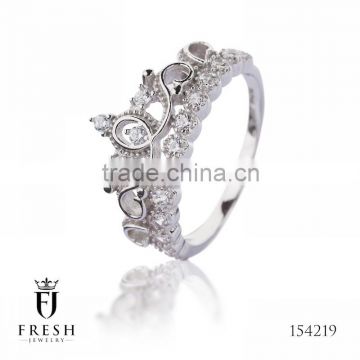 Fashion 925 Sterling Silver Ring - 154219 , Wholesale Silver Jewellery, Silver Jewellery Manufacturer, CZ Cubic Zircon AAA