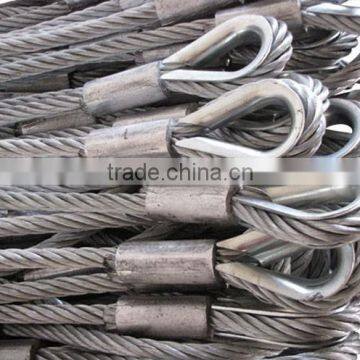 316 6x37 FC 6mm Stainless Steel Wire Rope Slings For Crane