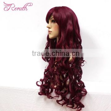 Loose cheap wavy 7A grade long wig wholesale full lace wig new design