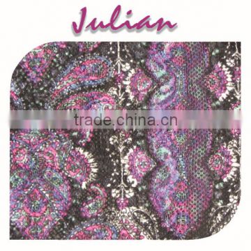 165gsm mesh jacquard nylon87%spandex13% purple julian lycra fabric