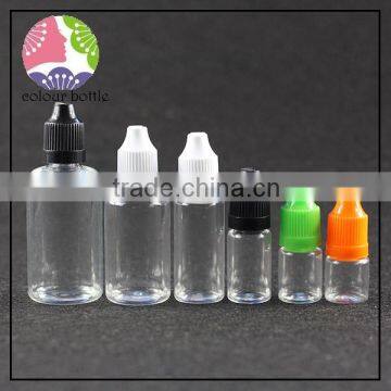trade assurance PE / PET e liquid Plastic Dropper Bottles 5ml 10ml 15ml 20ml 30ml 50ml 100ml