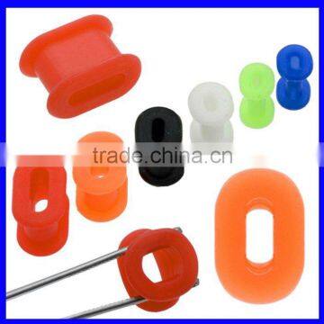 Silicone Flesh Tunnels Body Jewelry