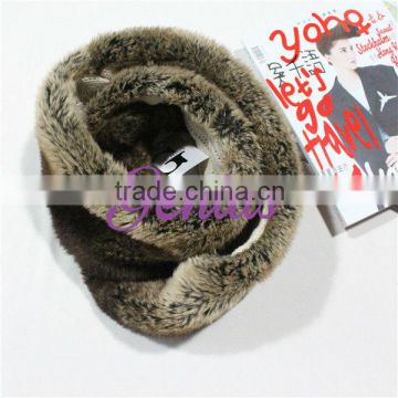 2013 Faux Fur Scarf+ Knitted Scarf Pattern