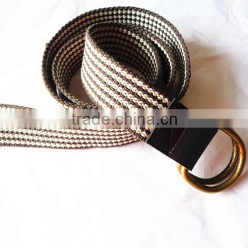 Double D-Ring Cotton Belt,Canvas Belt,Fabric Belt
