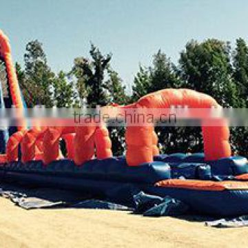 2016 Top selling! long inflatable slide water slide with high quality for kids and adults