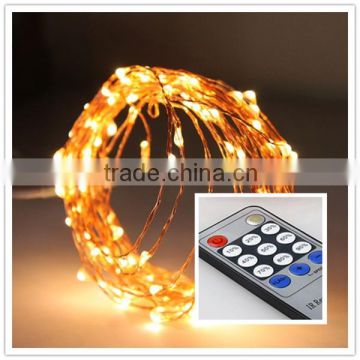 led string lights with remote controller for holiday