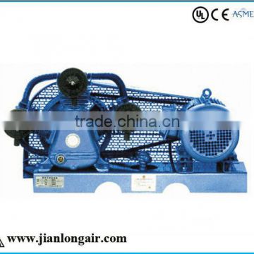 base mounted electric piston air compressor