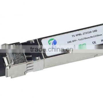 10G SFP+ BIDI Tx1270nm/Rx1330nm 10Km Fiber Optical Transceiver SM LC Connector