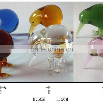 hand made glass bird for decoration