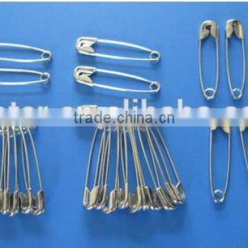 siliver safety pin with high quality