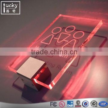 LED Acrylic Room Number Plate