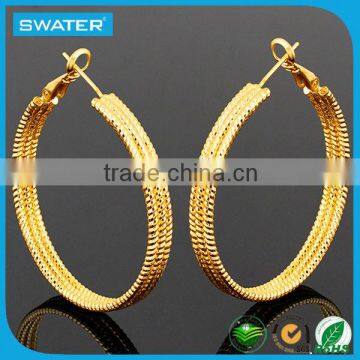 Alibaba China Supplier New Design Gold Jhumka Earrings