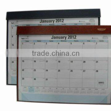 2013 leather desk pad calendar