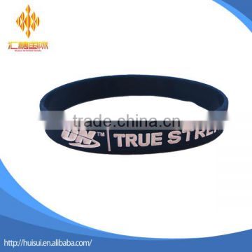 Top sale high quality customized rubber bracelets