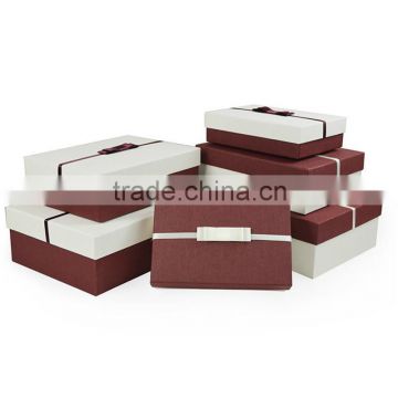 Luxury strong accept logo printing recyclable gift paper box