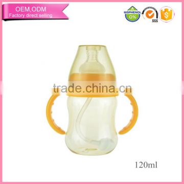 OEM Logo and Free Sample of PPSU Babies Bottle with PP Handle
