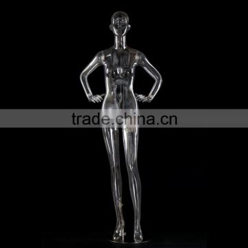 2015 transparent female full body mannequin