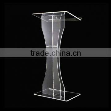 Floor Standing Clear Acrylic Lectern (LE-G008)