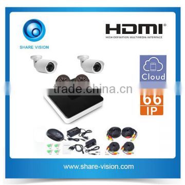 new products mini outdoor indoor 4ch cctv ahd dvr kit , cctv camera system