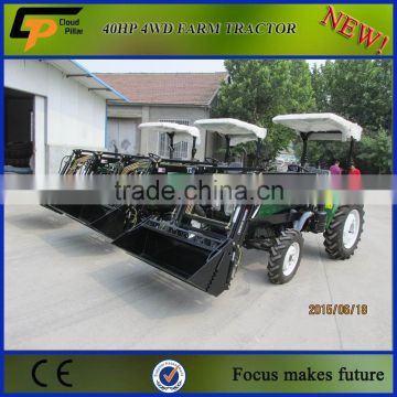farm tractors front end loader with 4 in 1 bucket
