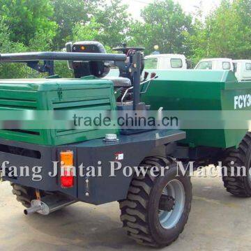 4x4WD 3TON hydraulic tipping site dumper truck for sale