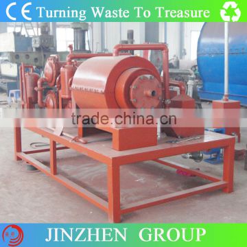 2015 new design 1T capacity demo tire recycling machine pyrolysis to crude oil