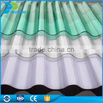 raw material cheap price corrugated pc roof sheet