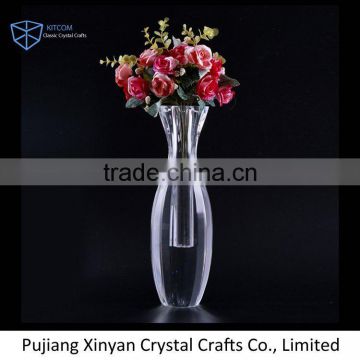 Newest selling super quality high grade crystal vases for weddings wholesale