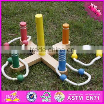 2016 hot sale baby wooden ring toss,top fashion kids wooden ring toss,high quality children wooden ring toss W01A162