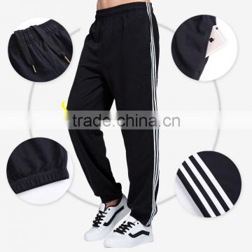 hot sale customize cheap mens design 100%cotton sports wear track pants