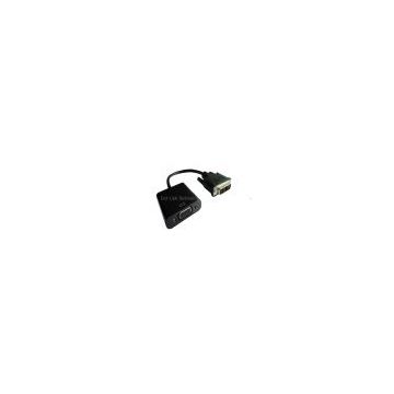dvi to vga converter active cable with chipset