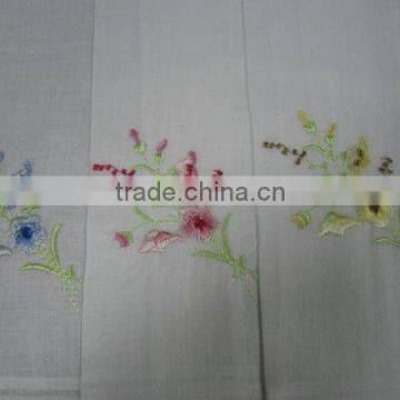 pure cotton flower handkerchief