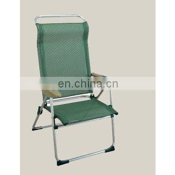 Factory directly sell New 7-position high back folding beach chair